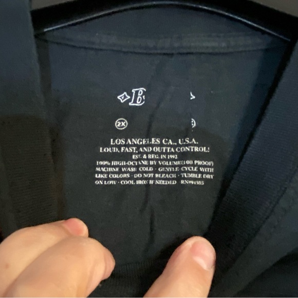 Rev Horton Heat tee shirt, size 2X, see measurements seems small for 2X worn - Picture 4 of 5